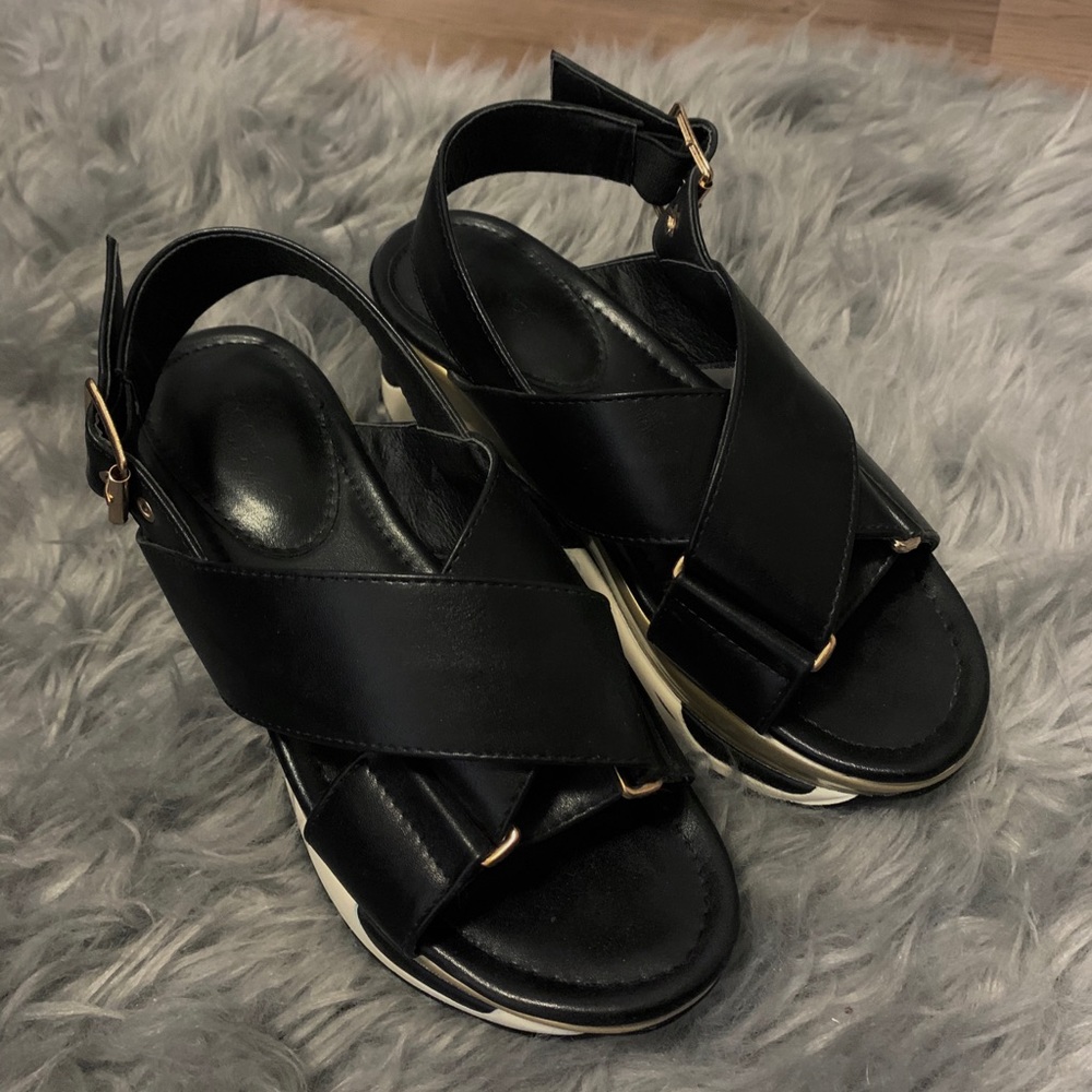 High Wedge Sandals Korean brand